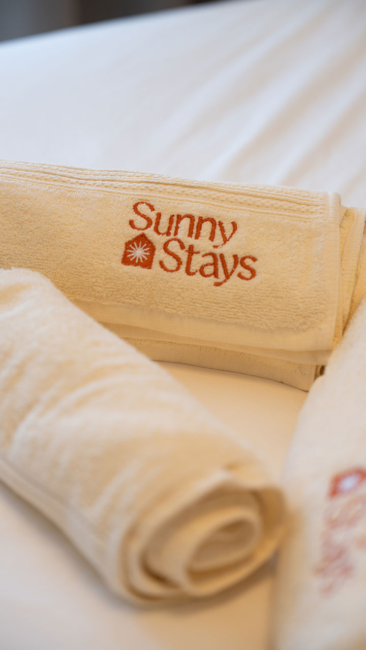 Branded Sunny Stays towels
