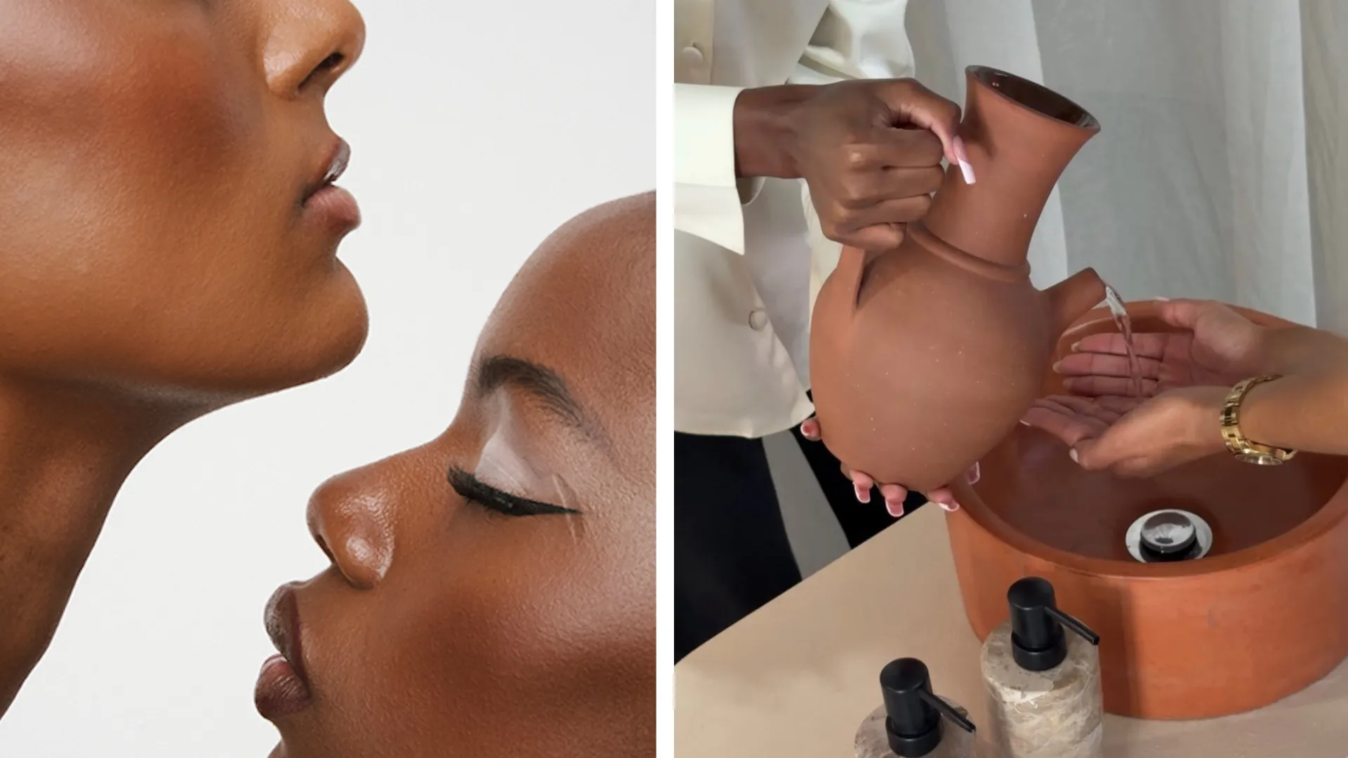 Denshe Beauty pop-up interior experience