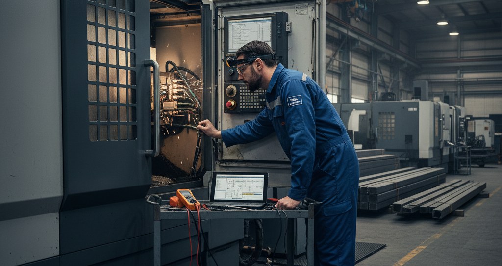 Fast CNC Recovery After an Electrical Cabinet Failure
