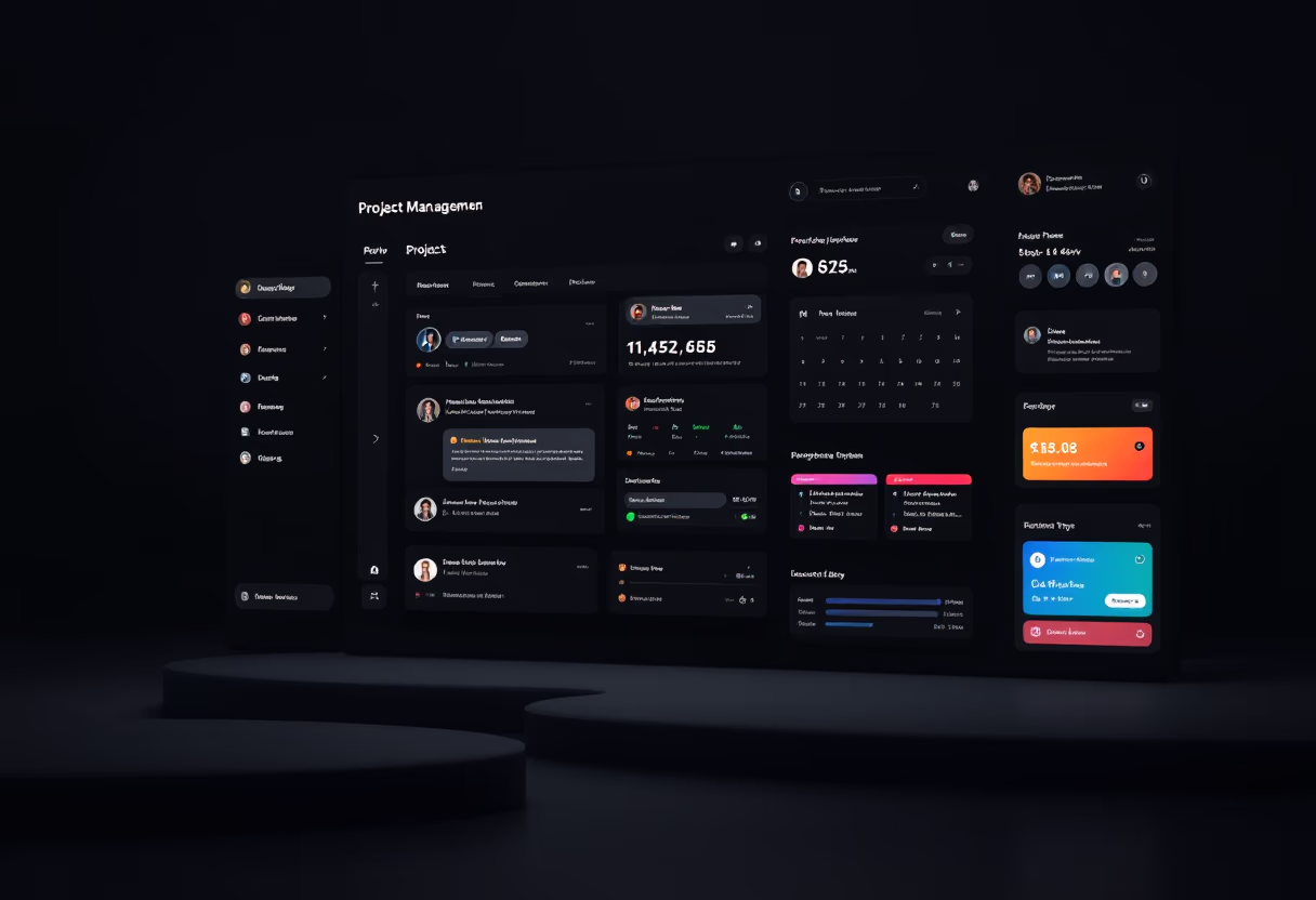 interface of project management software [interface]