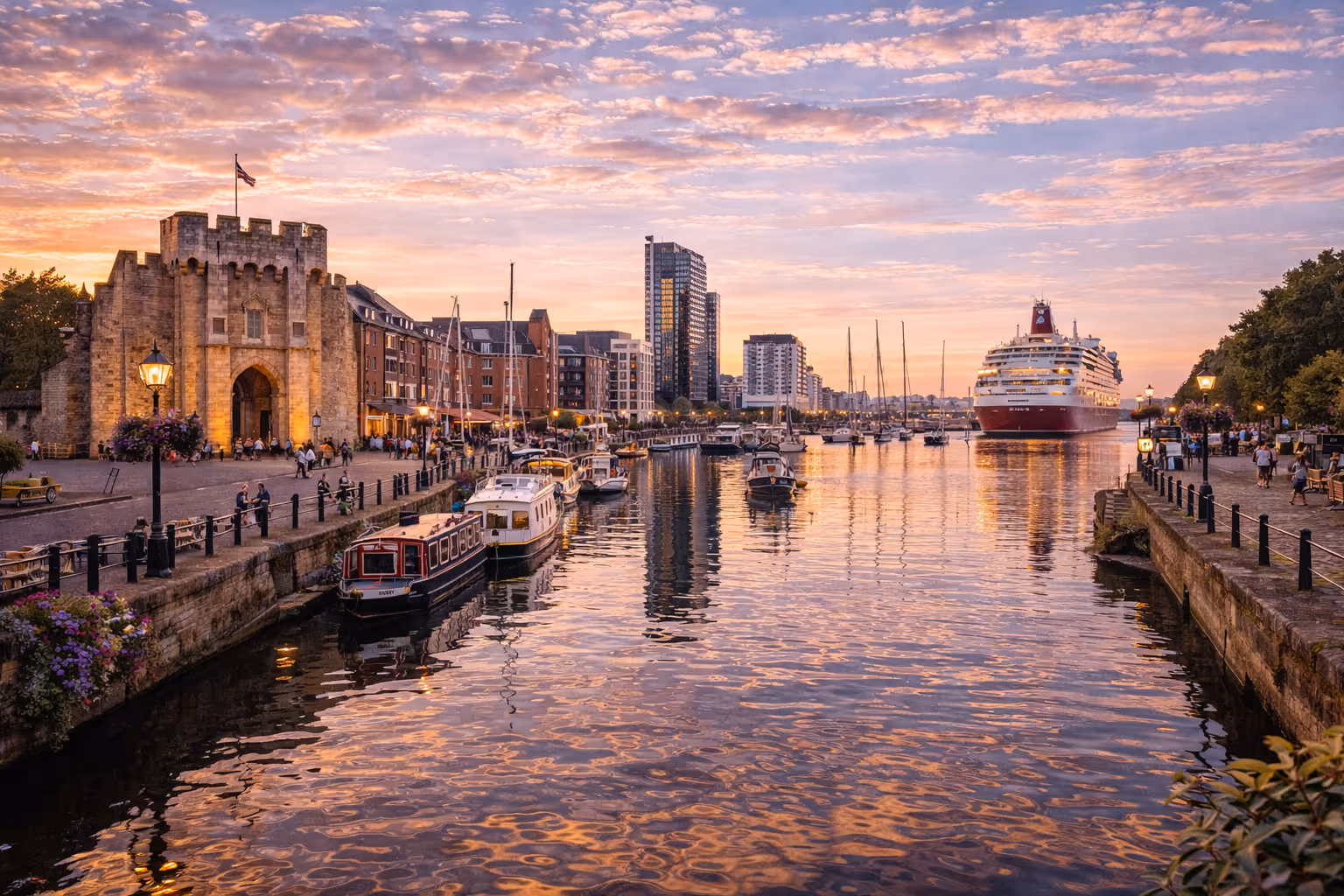 Southampton docks — Alexander Southwell Mortgage Services helps clients buy homes across Southampton and Hampshire