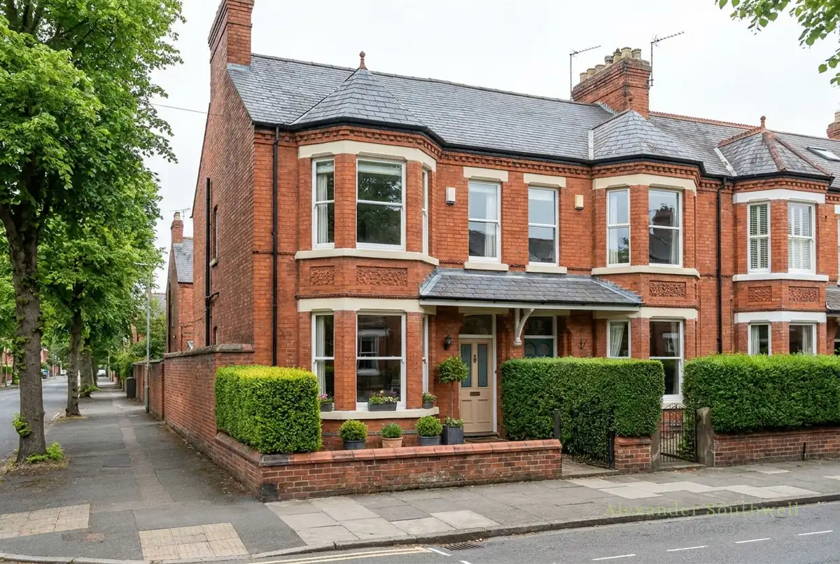 Red brick terraced house in the UK, the kind of home we help bad credit mortgage clients buy