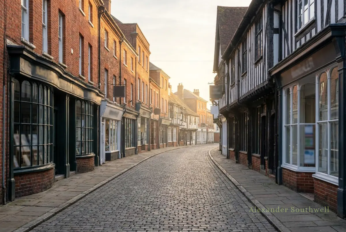 Andover town centre, covered by our fee free mortgage brokers