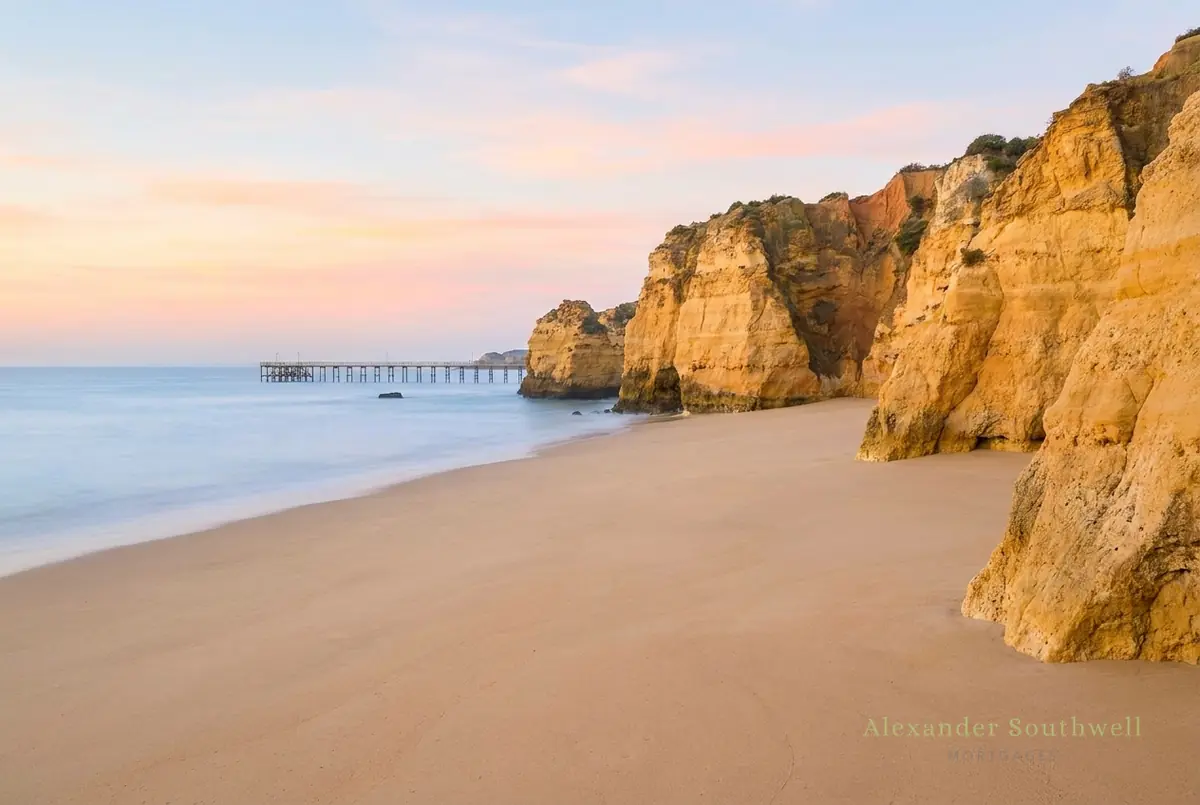 Bournemouth beach and pier, covered by our fee free mortgage brokers