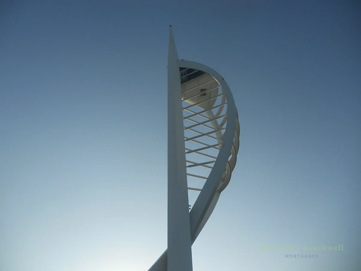Spinnaker Tower at Gunwharf Quays in Portsmouth, Hampshire