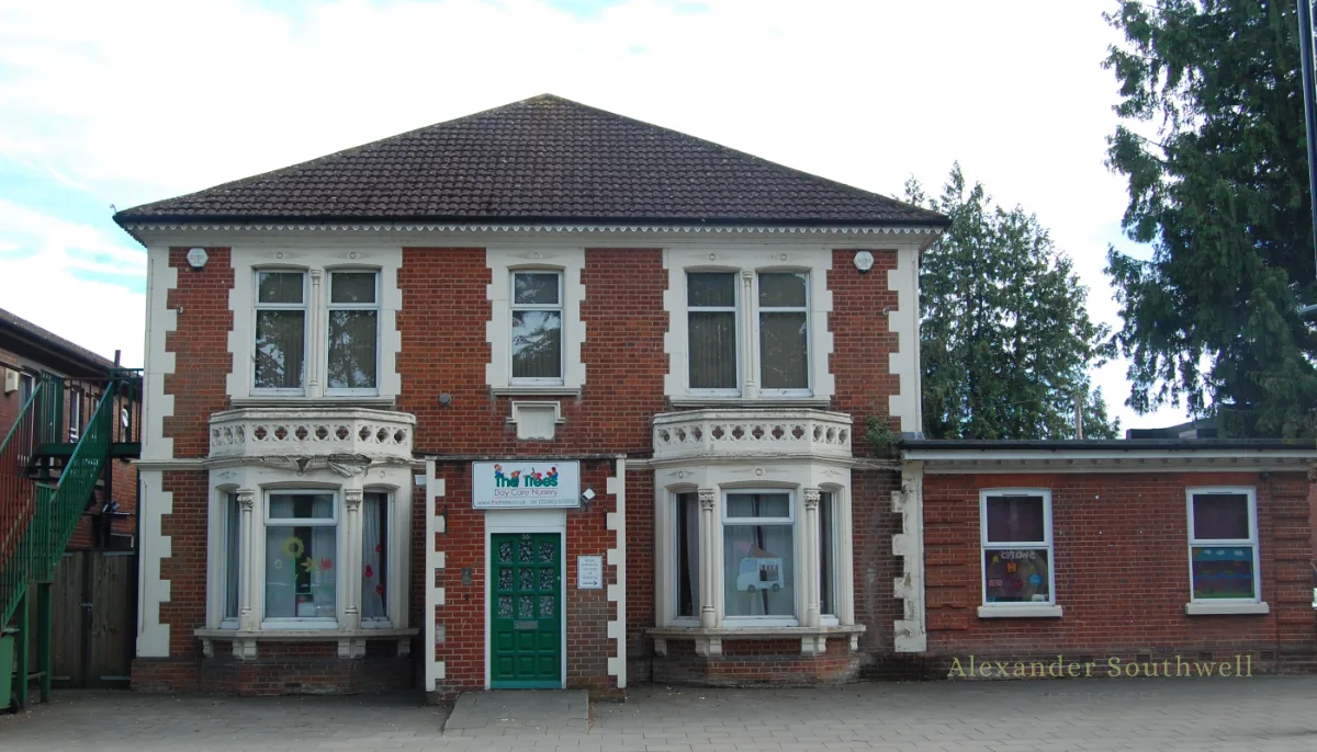 Victorian red brick building on Leigh Road, Eastleigh