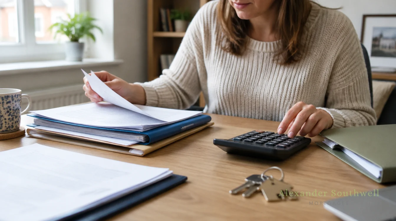 Landlord preparing documents and a portfolio schedule for a portfolio mortgage