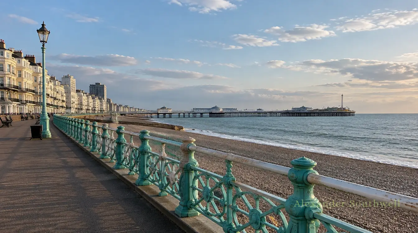 Brighton seafront and pier, where our mortgage advisers help local buyers