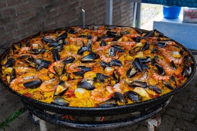 Tapas and paella feast