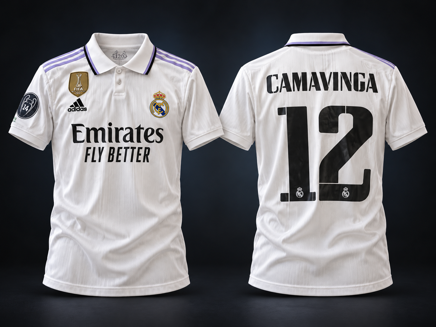Maillot porté de Eduardo Camavinga — Real Madrid