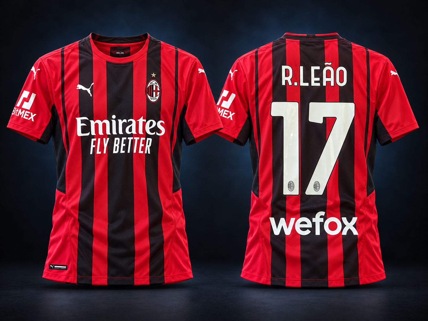 Maillot porté de Rafael Leão — AC Milan