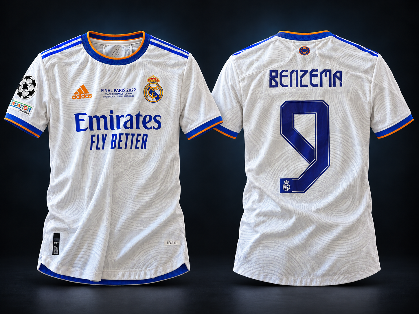Maillot préparé de Karim Benzema — Real Madrid