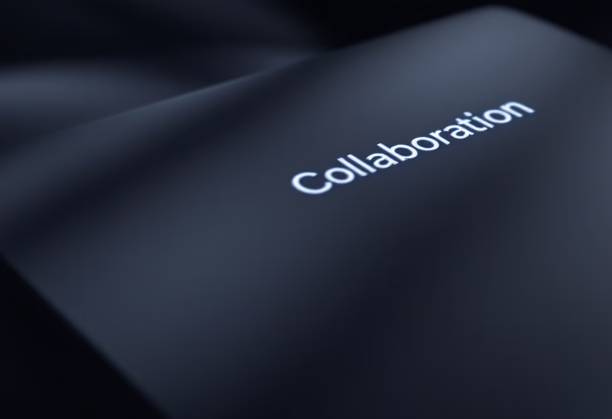 interface screenshot of collaboration interface (for a productivity tools business)