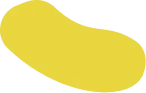 Yellow banana illustration with a slight shadow under it.