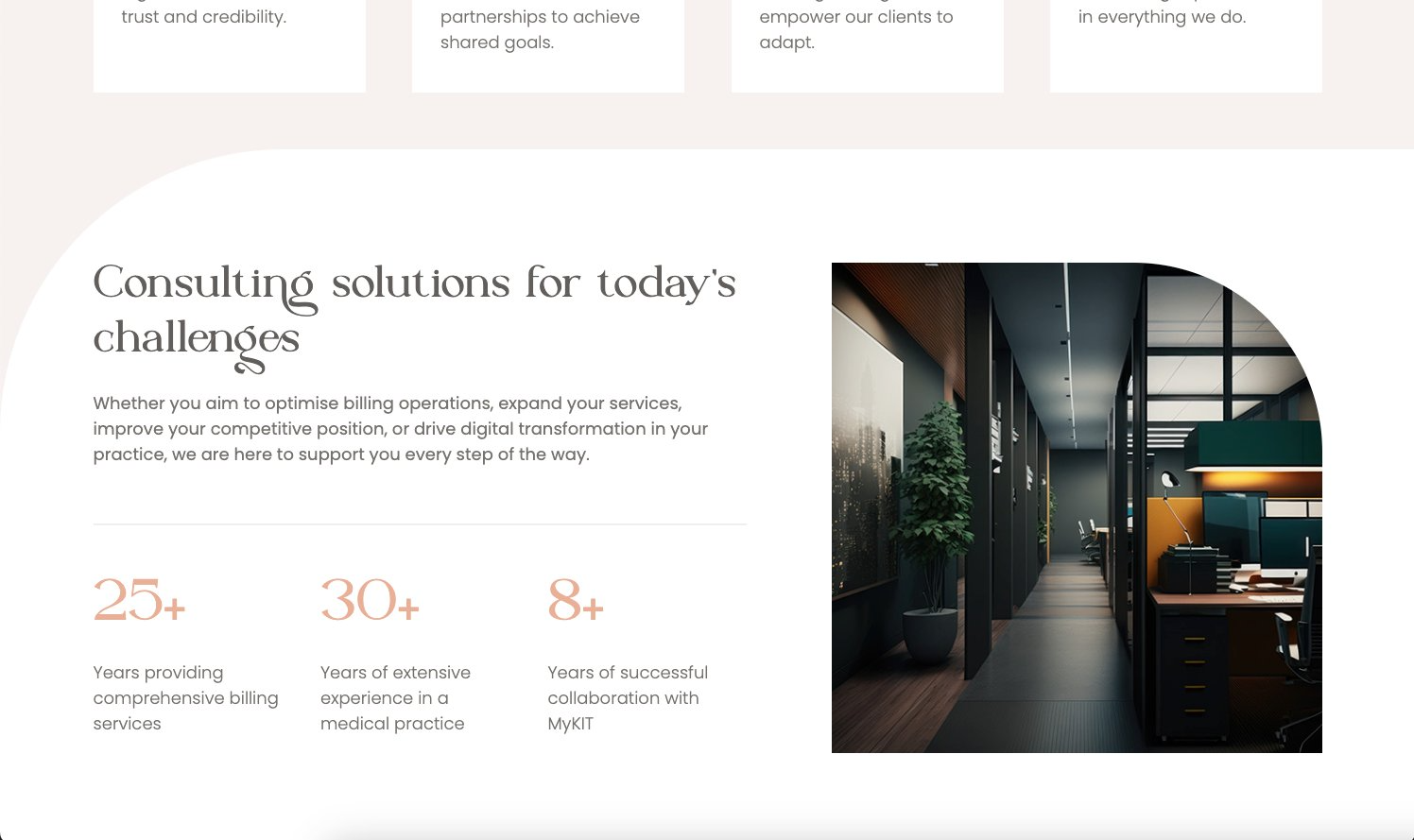 NovaMed consulting page