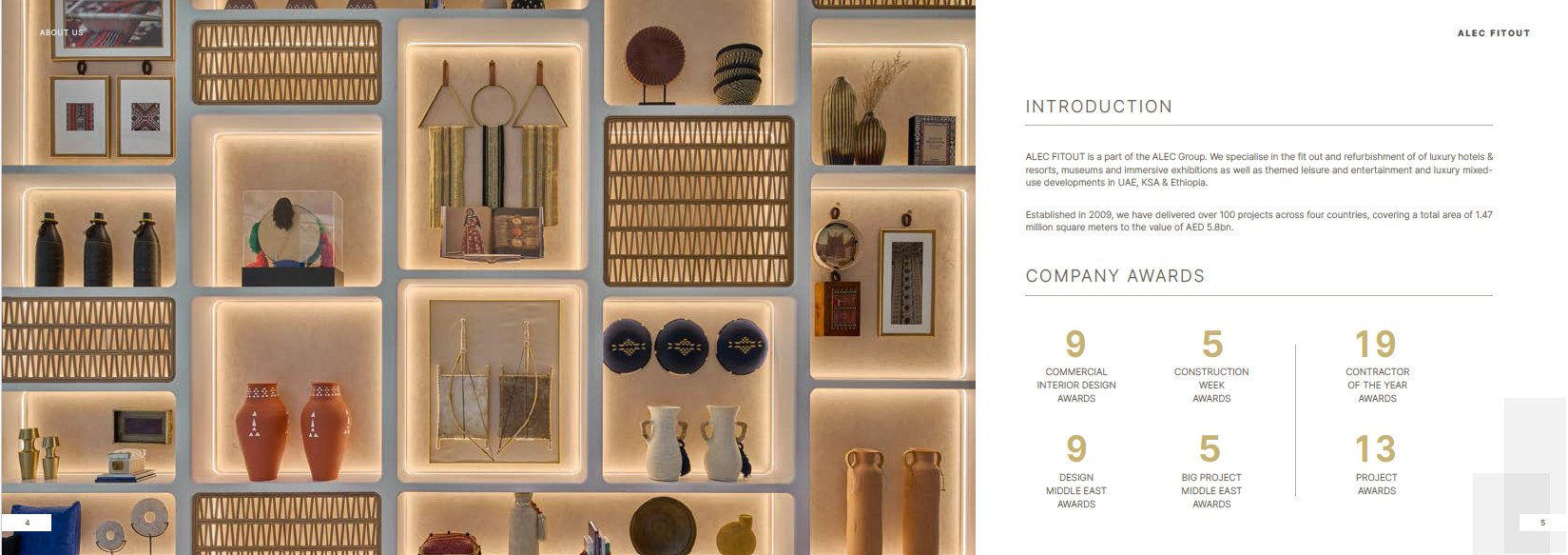 ALEC Fitout introduction & awards