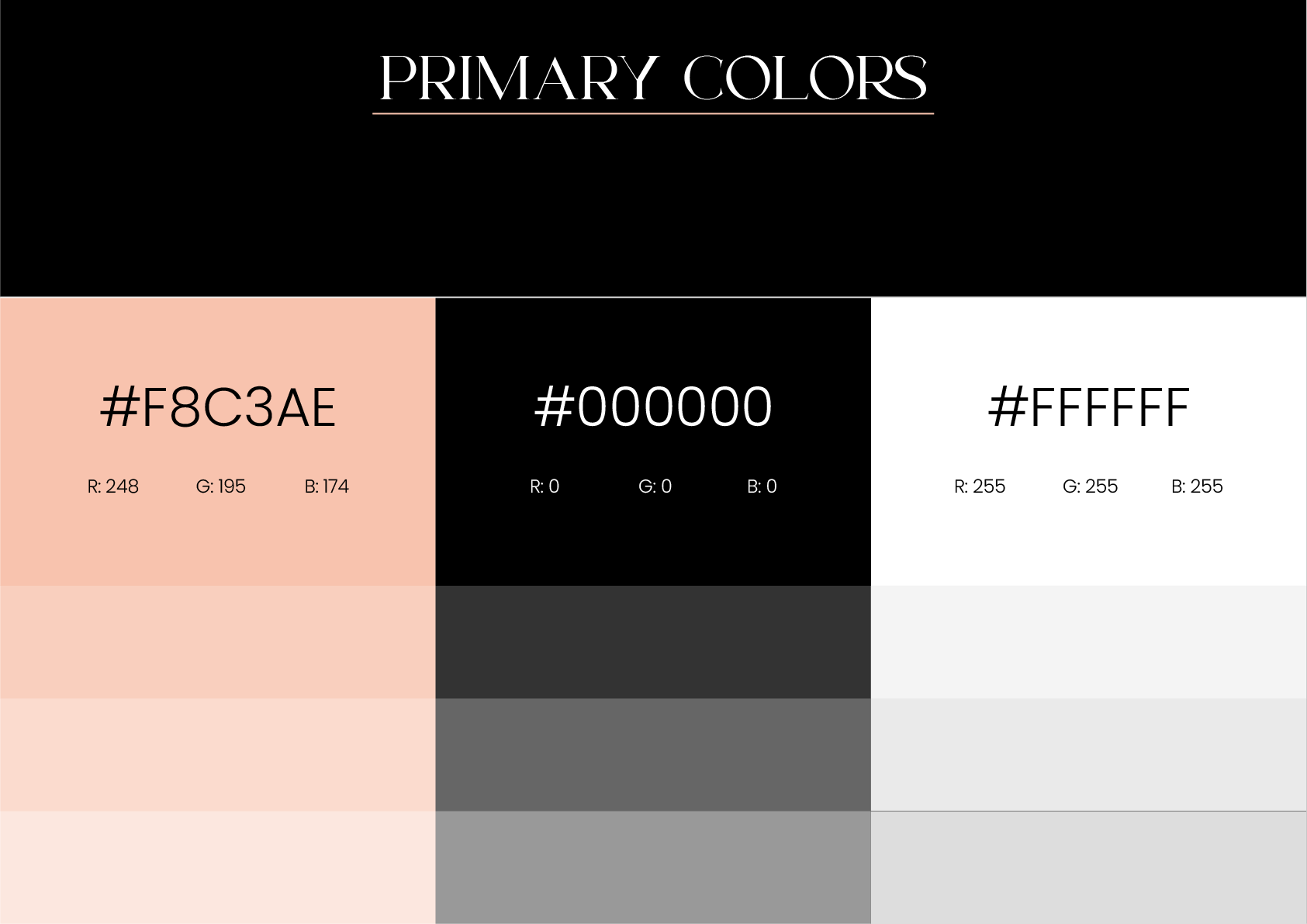 NovaMed brand colours