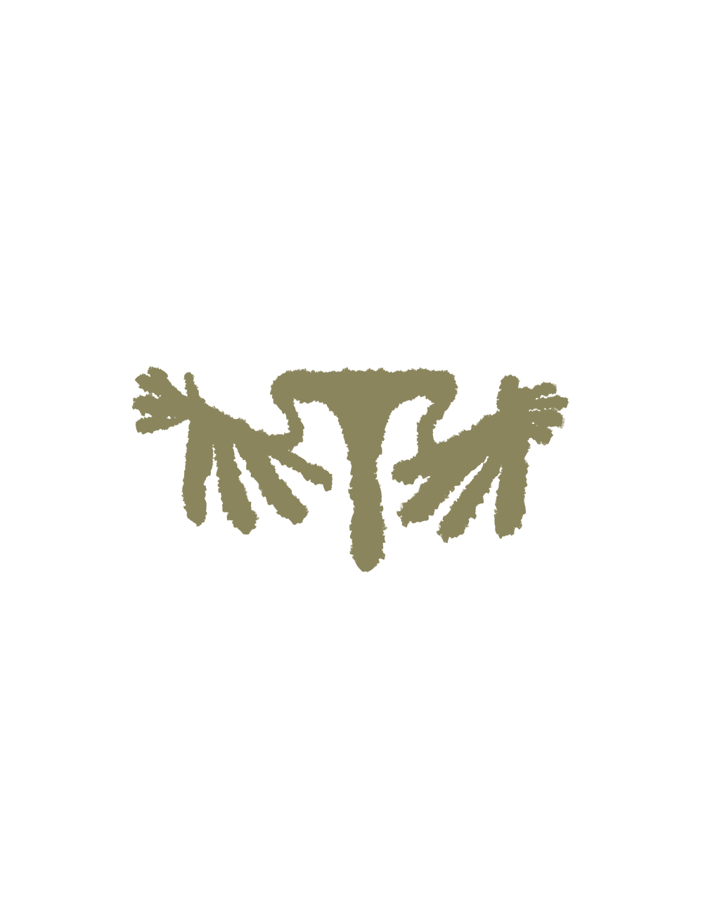 Illustration of a stylized brownish-beige body of man.