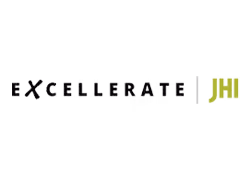 The logo for Excellerate JHI.