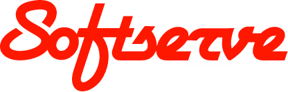The logo for Softserve Digital Development in a red color.
