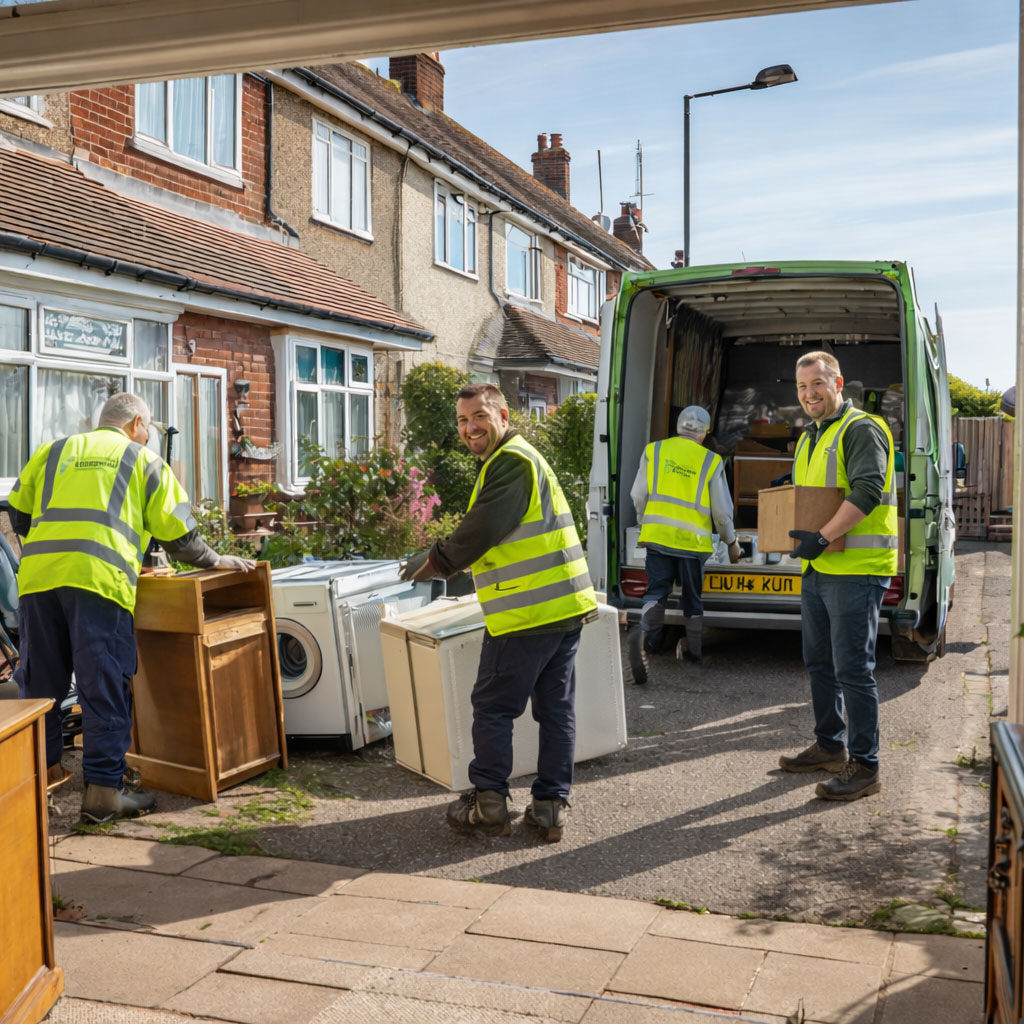 Full house clearance with furniture and appliance removal