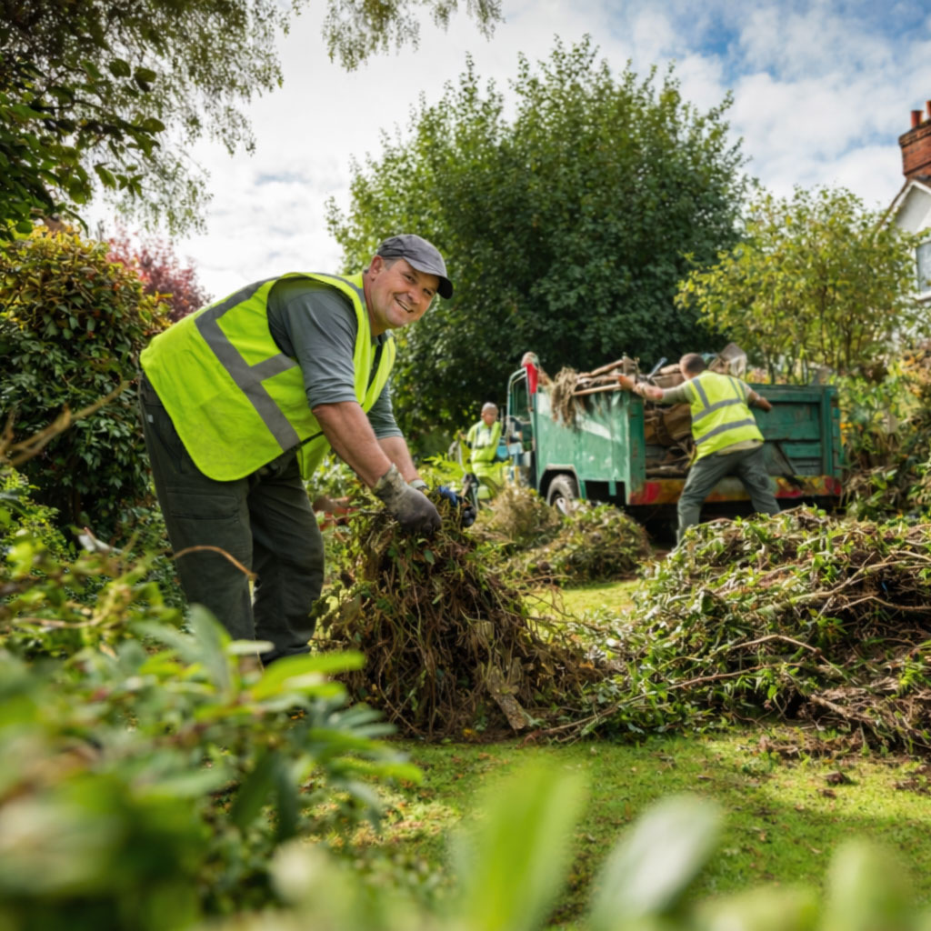 Green waste, soil and outdoor furniture removal