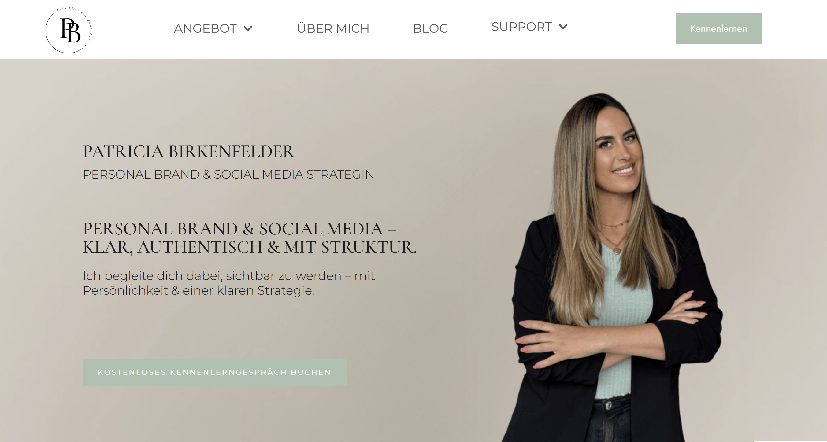 Website-Referenz für Social-Media-Beraterin Patricia Birkenfelder