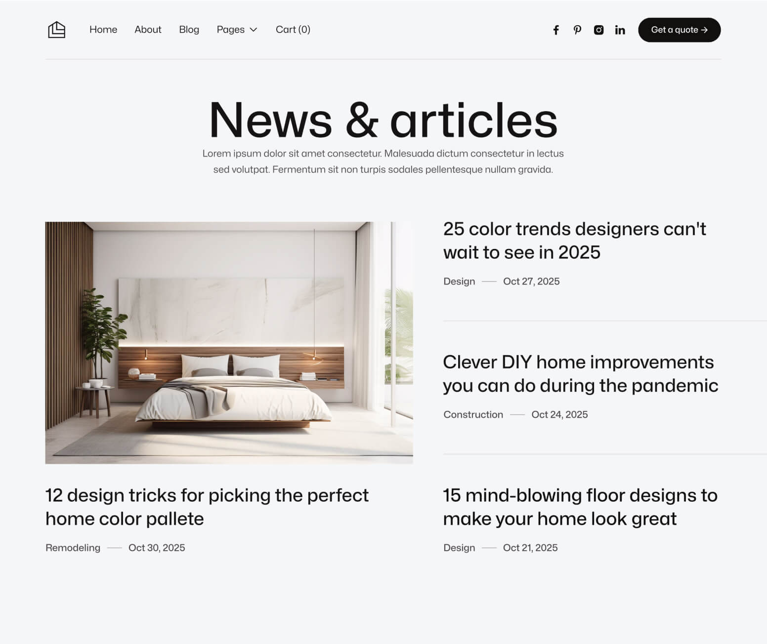 Construktion X - Blog V2 Page - Construction Webflow Template
