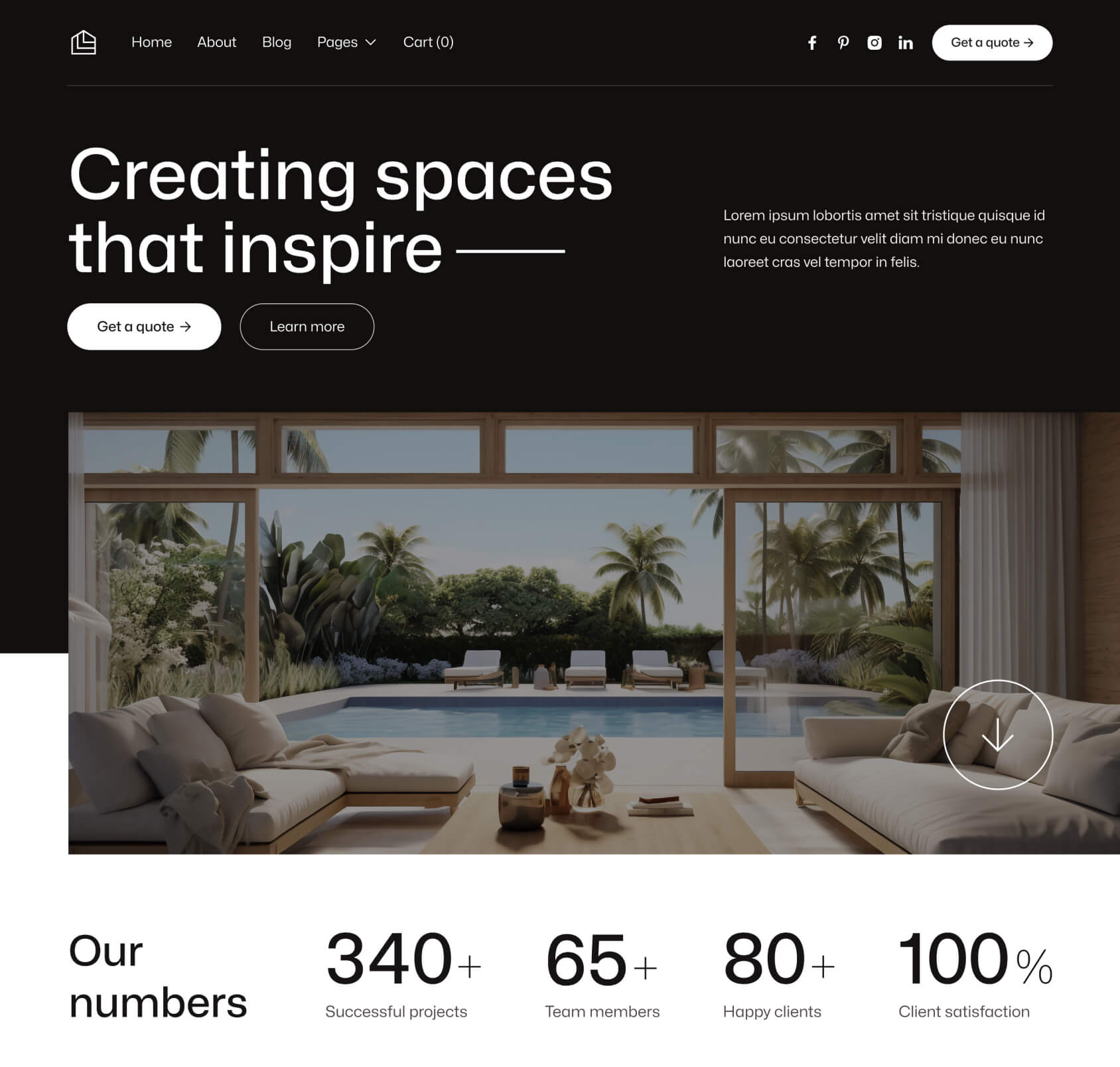 Construktion X - Home V2 Page - Construction Webflow Template