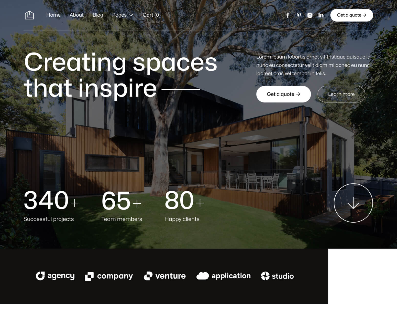 Construktion X - Home V3 Page - Construction Webflow Template