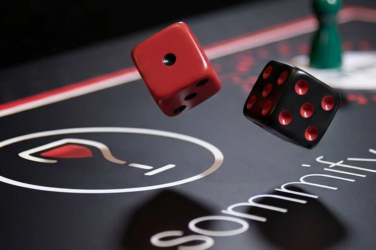 Sommify board game packaging and brand identity