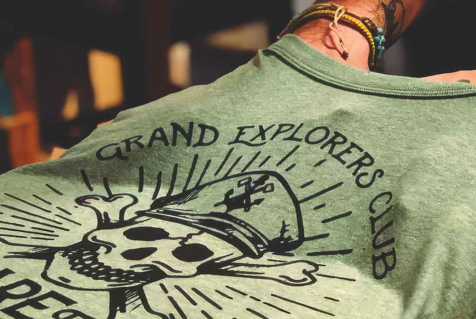 J. James branded t-shirt