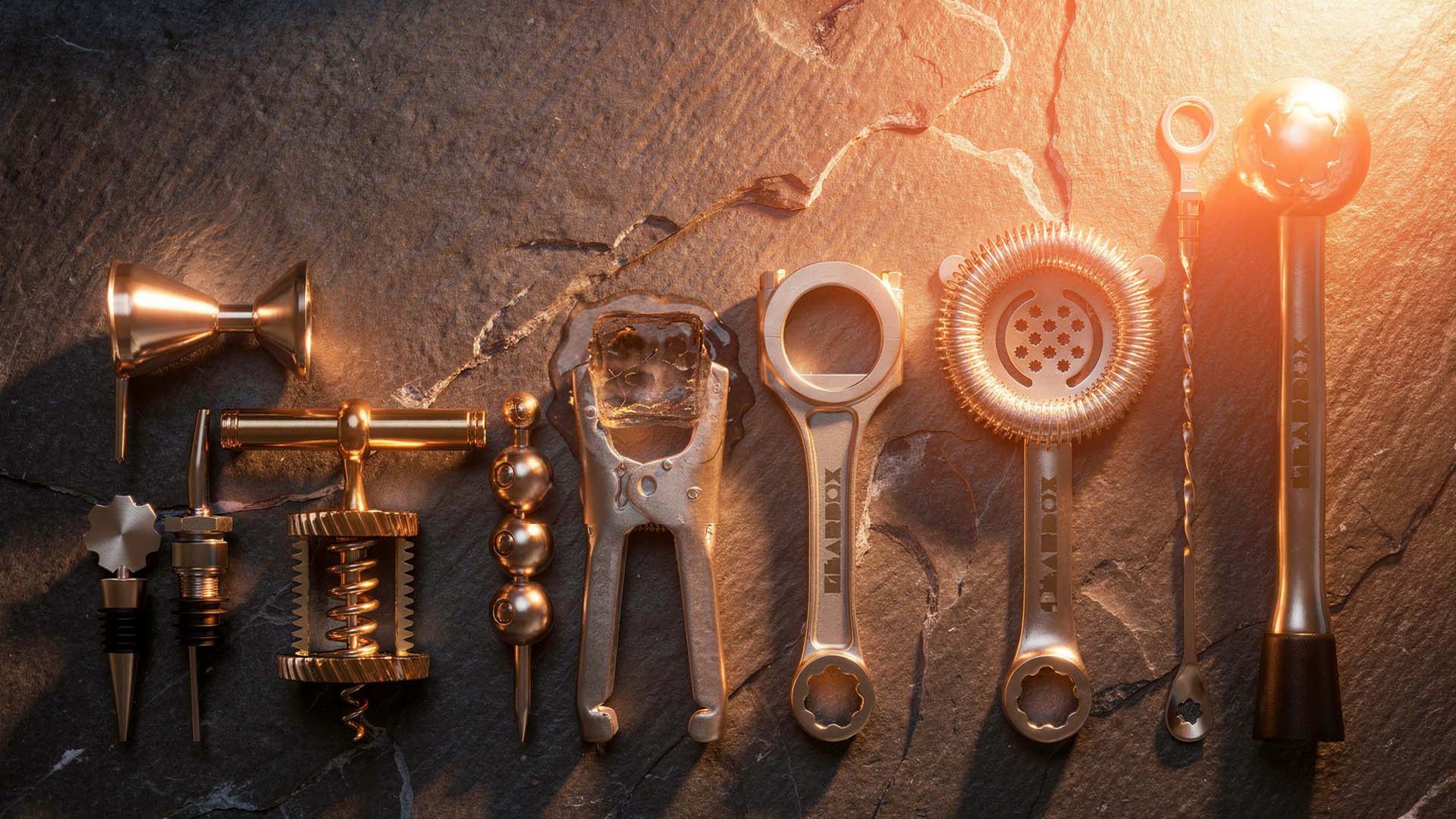 Gearbox bar tools made from car parts