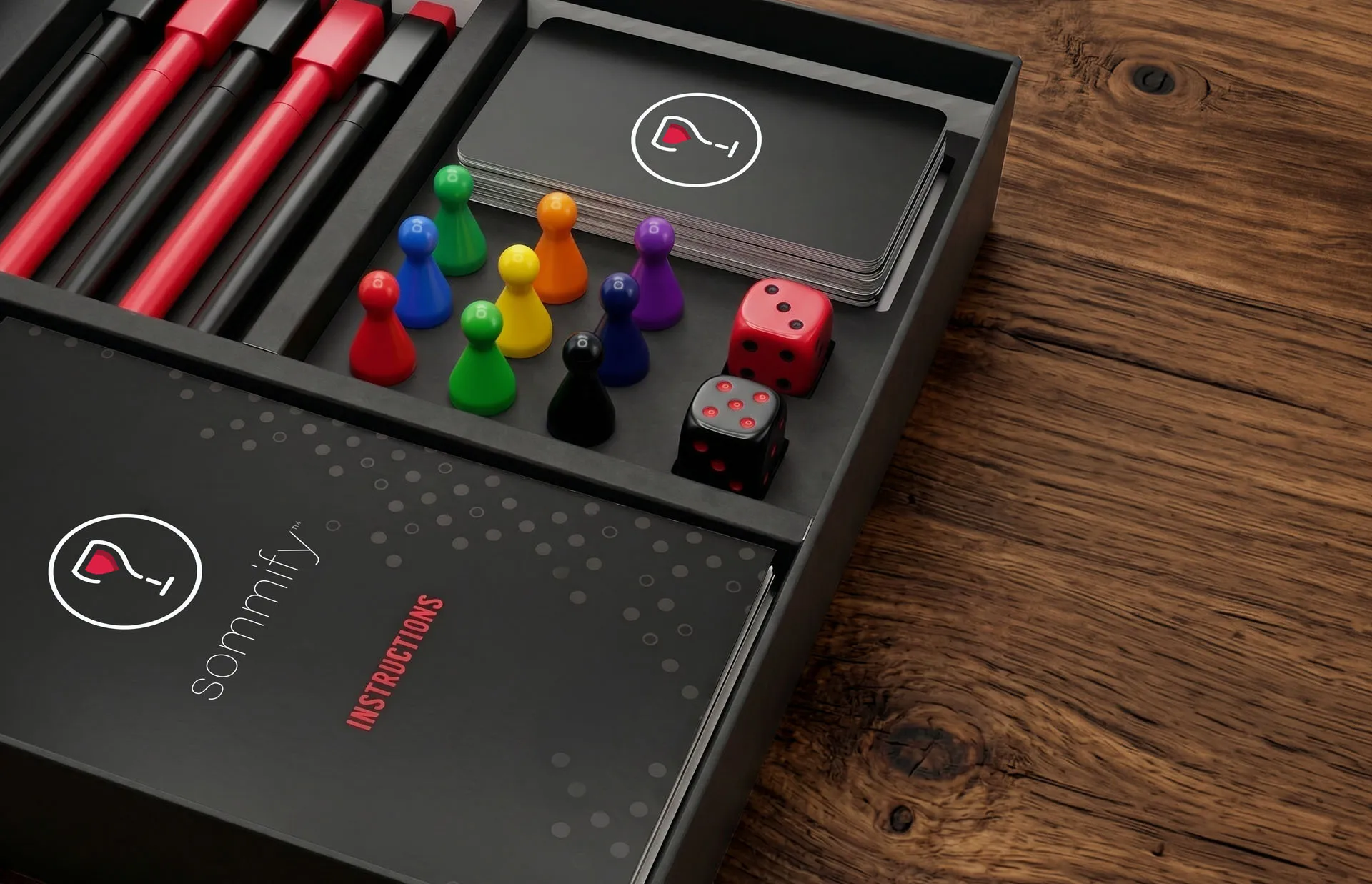 Sommify packaging interior with every component in its slot