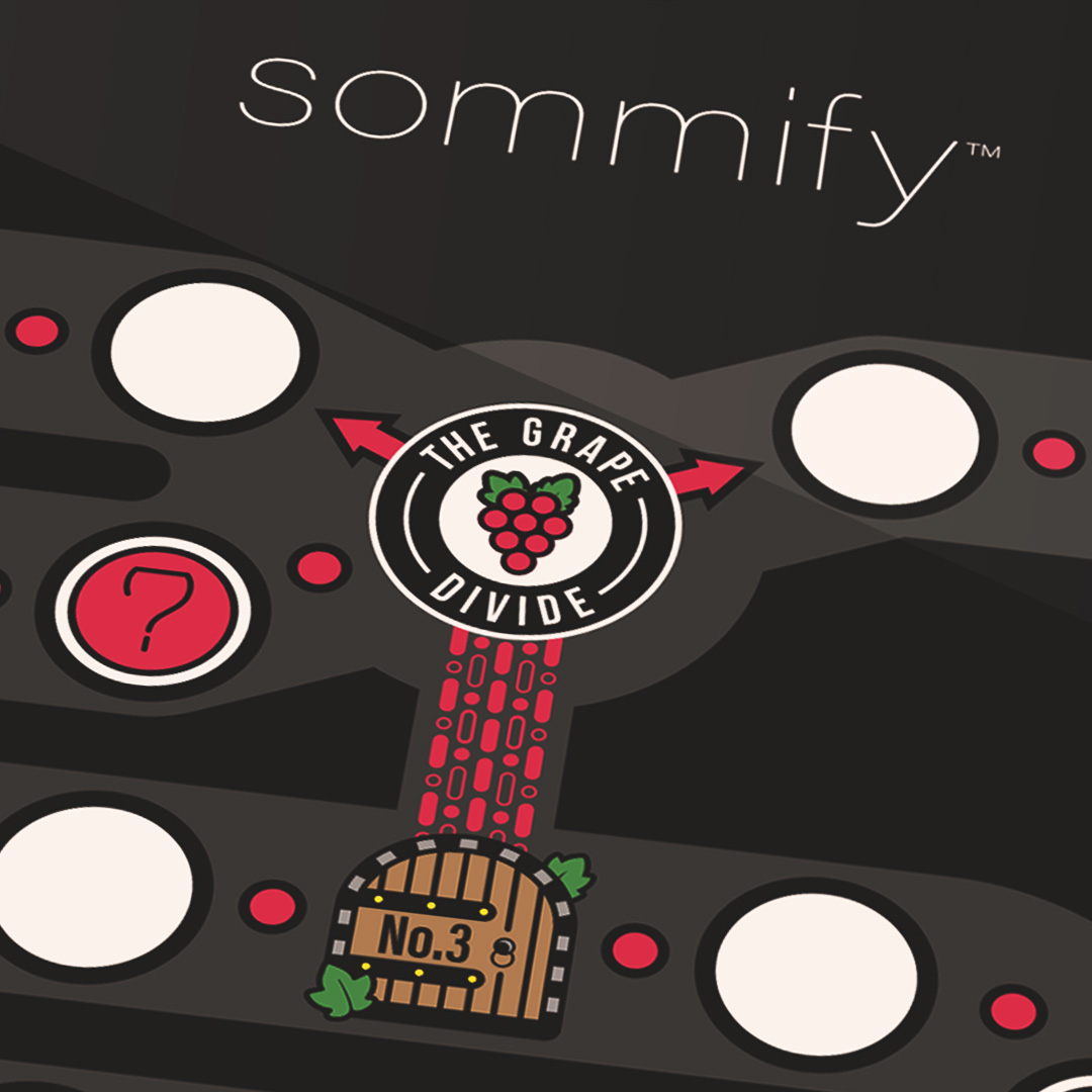 Sommify board The Grape Divide path detail