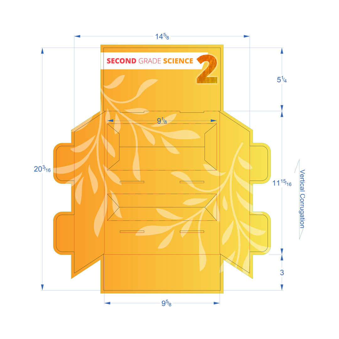 Oregon NGSS second-grade science kit die-cut structure detail
