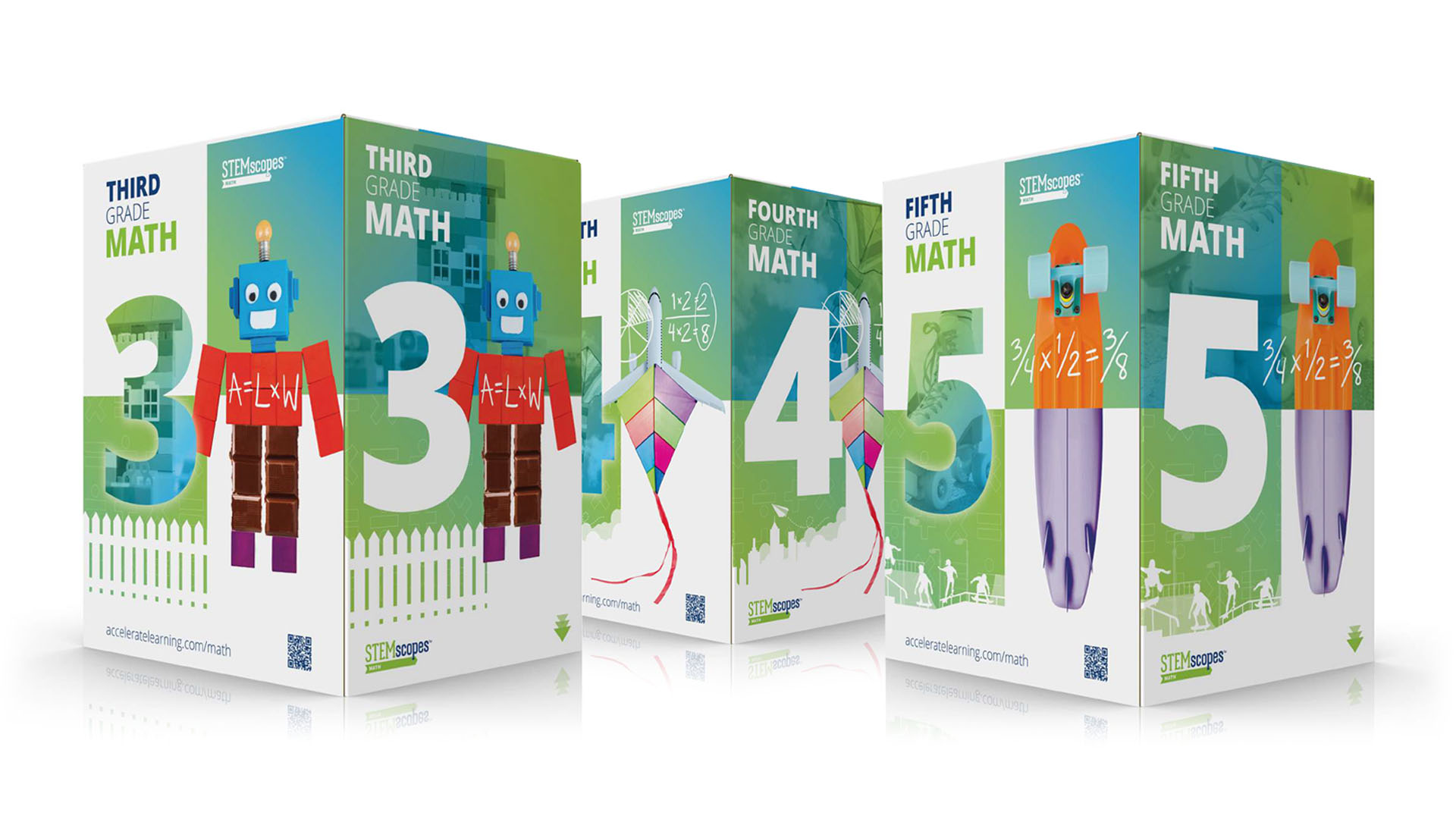 Math Nation math curriculum packaging system