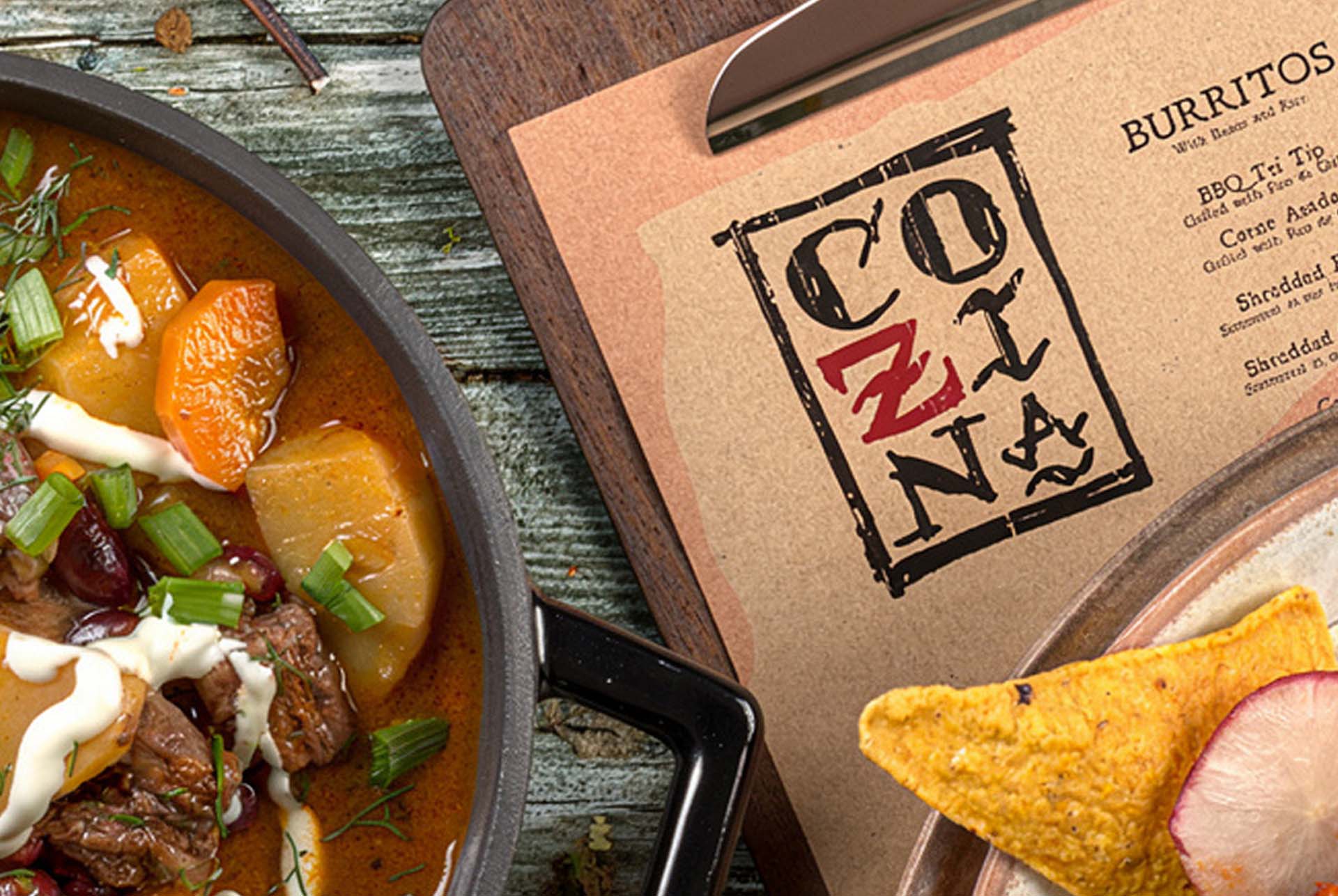 Cozina brand identity