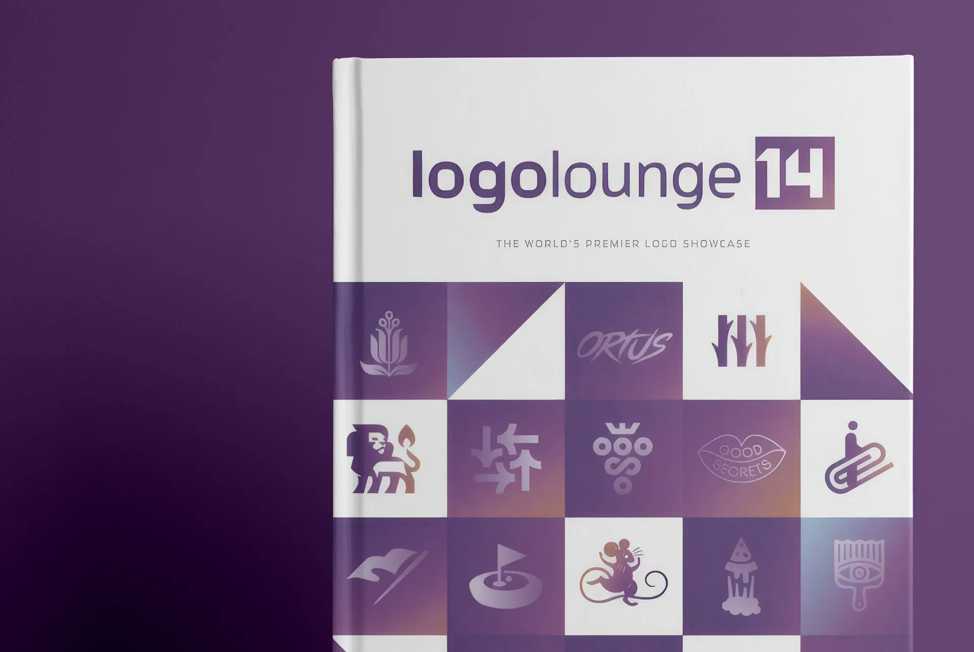 The LogoLounge 14 annual, the purple covered book that published the Kata logo