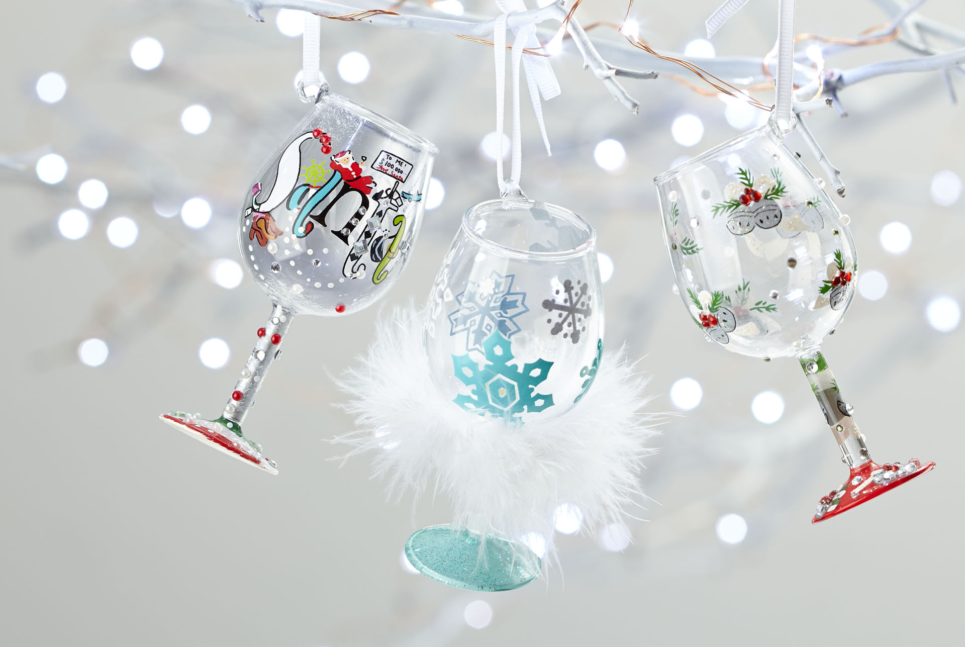 Designs by Lolita wedding glassware collection