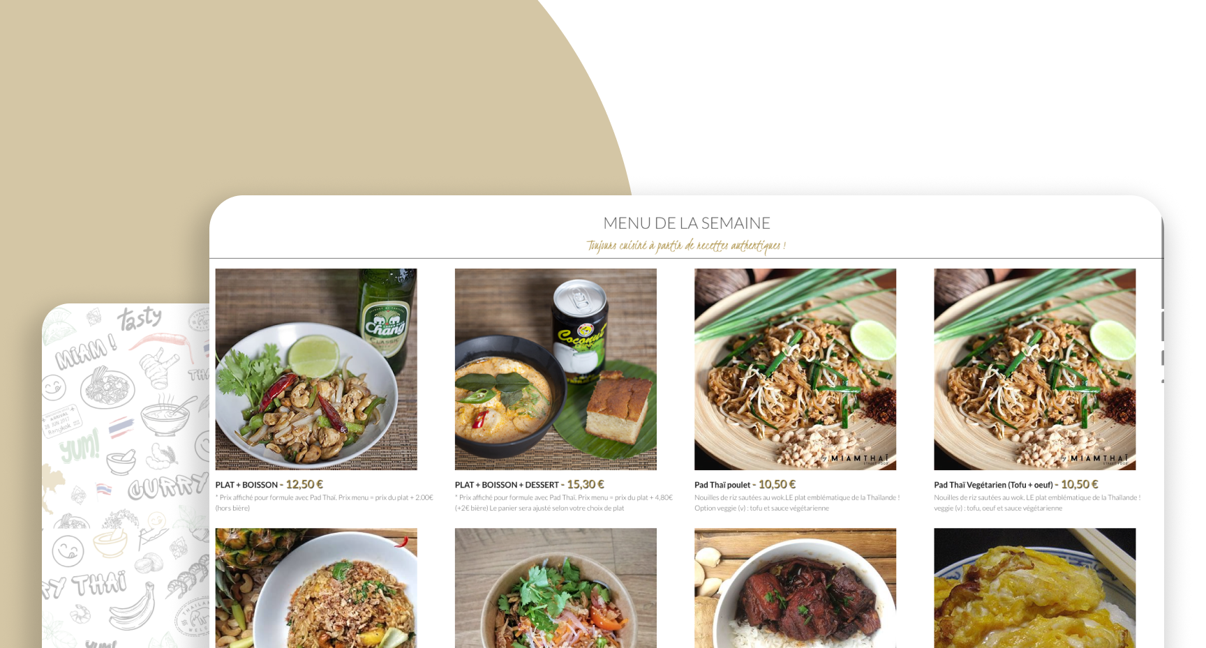 Miam Thaï — refonte technique de la plateforme de commande