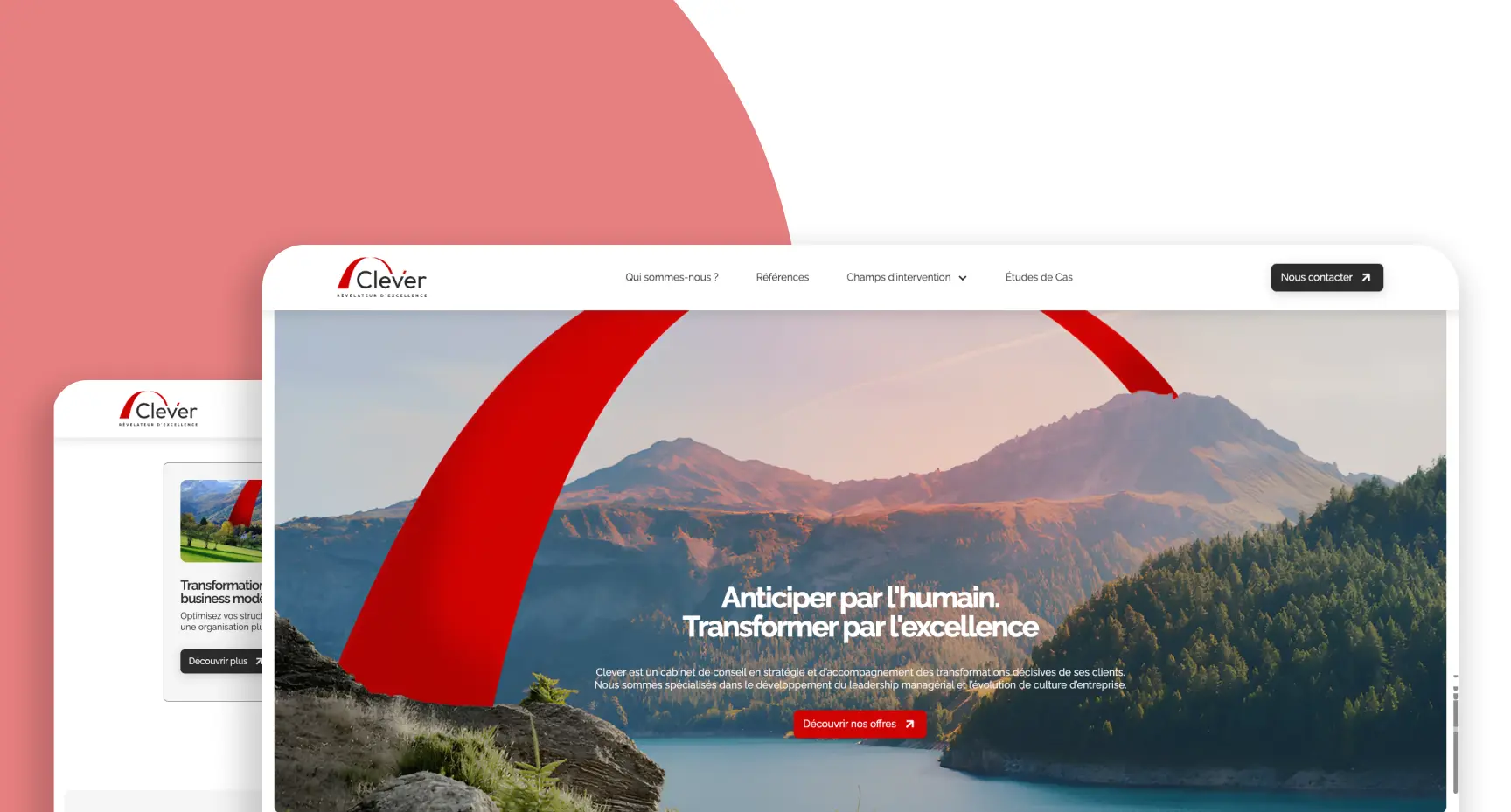 Clever — site vitrine Webflow du cabinet de conseil