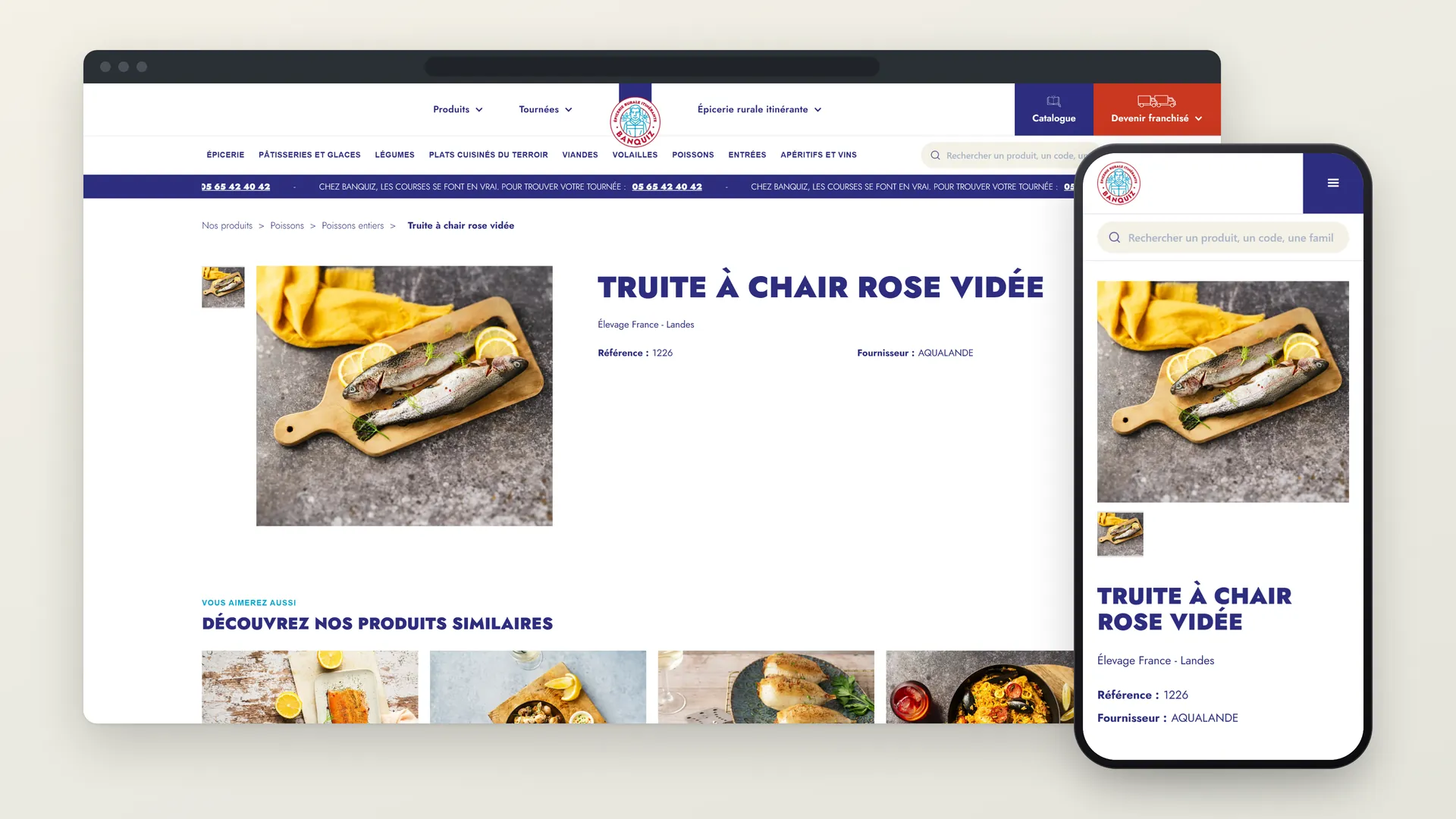Banquiz, fiche produit du catalogue CMS