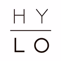 HYLO Fitness Logo with letters HY above a horizontal line and LO below the line in black on white background.