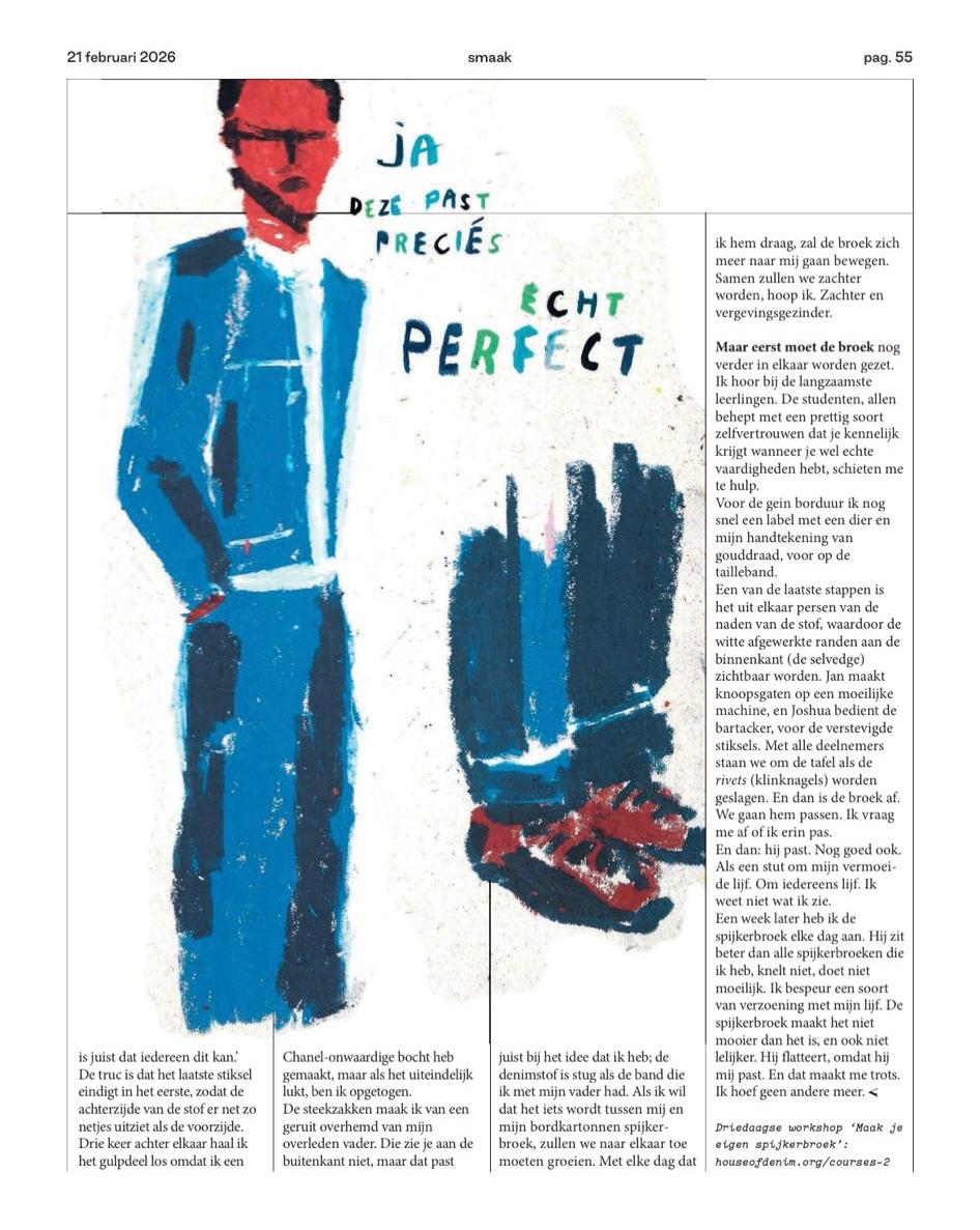 HAPPY WITH MY OWN PANTS Is it possible to make a pair of jeans yourself that actually fits well?