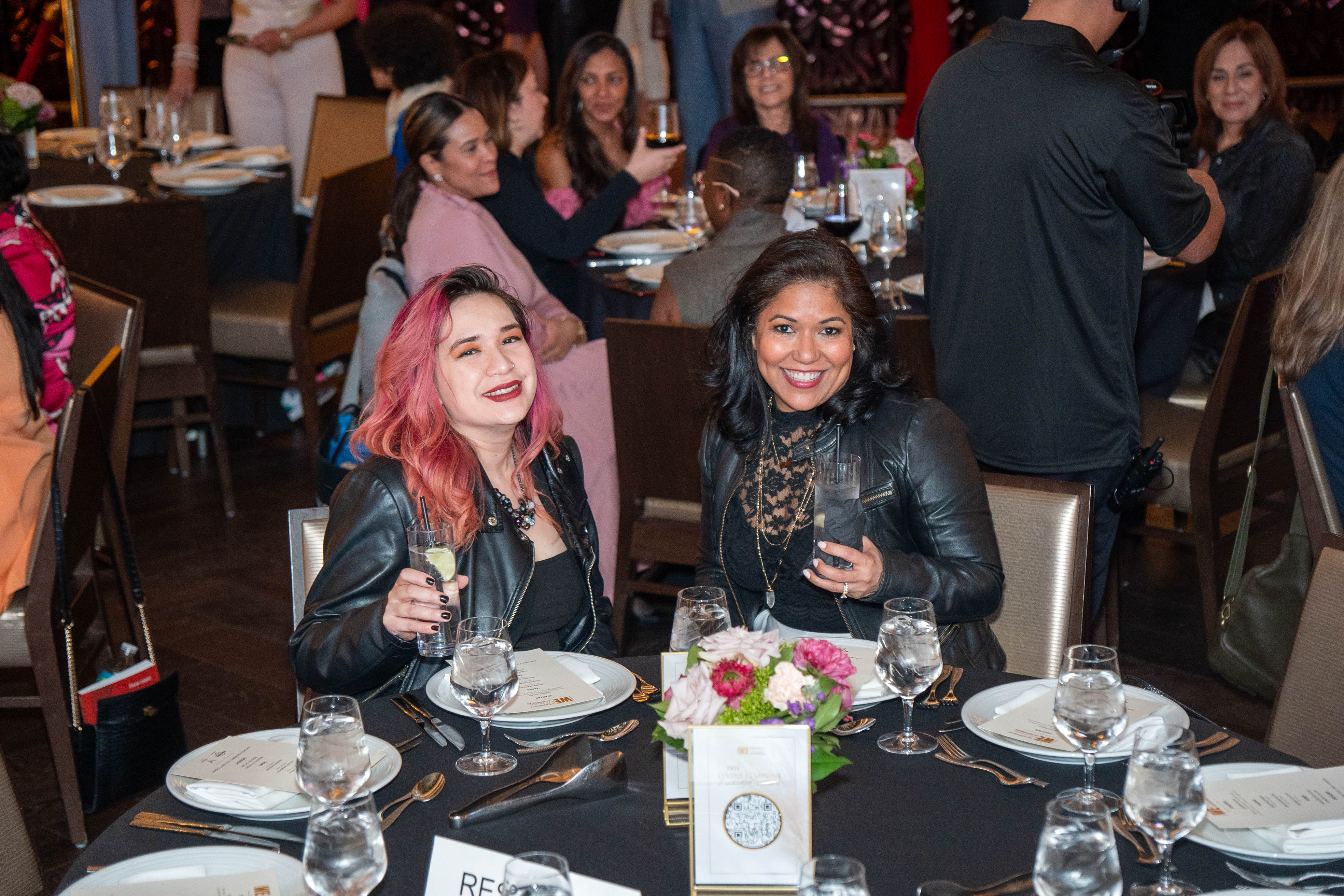 Michelle Margaret Marques on stage telling it like it is in in NYC