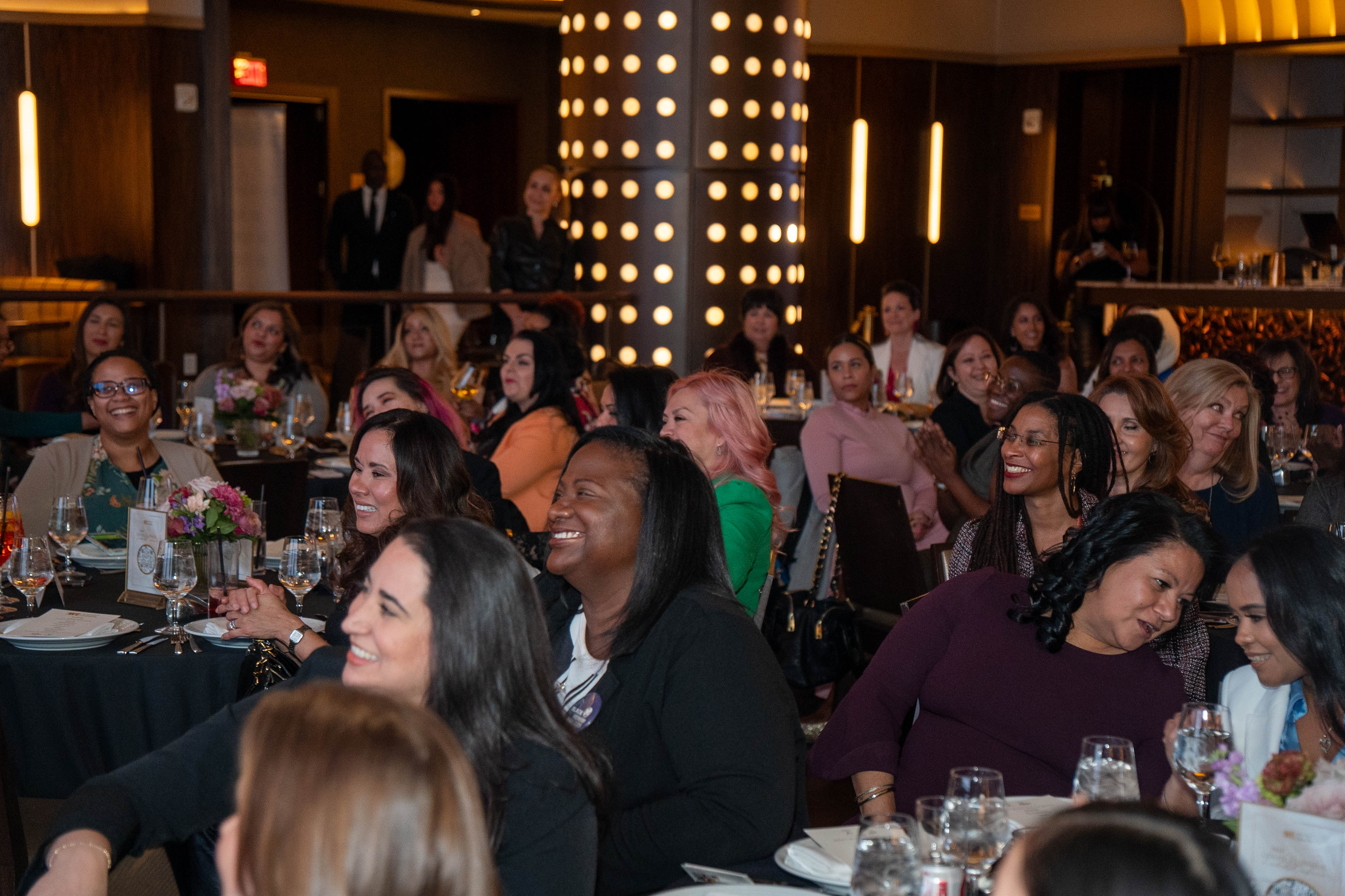 Michelle Margaret Marques on stage in NYC