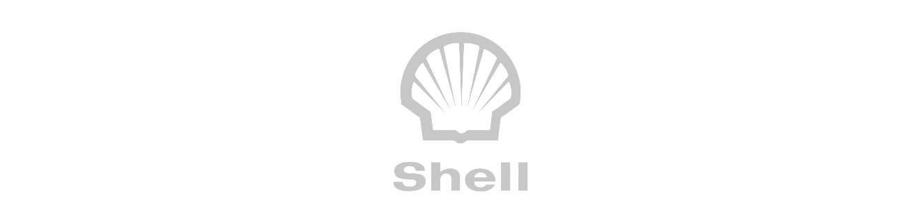 Shell bedrijfslogo met schelpafbeelding boven de tekst 'Shell'.