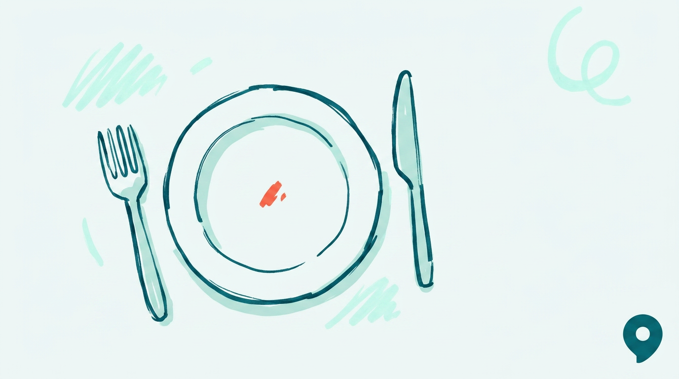 Illustrazione: un disturbo alimentare in casa