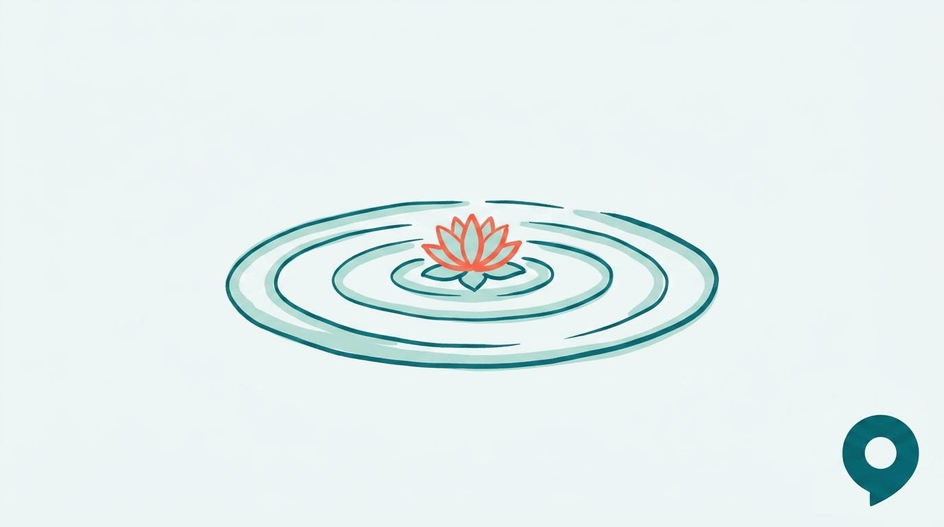 Illustrazione: mindfulness, pratica quotidiana